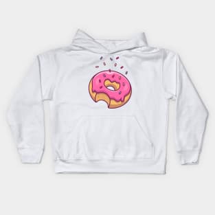 Donut with Sprinkles Kids Hoodie